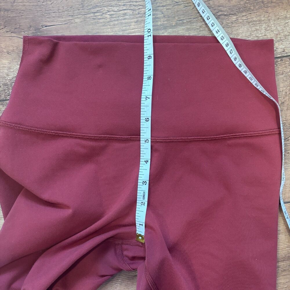 Alo Yoga High-Waist Airbrush Legging Burgundy Small 28.5" Inseam Activewear Yoga - Picture 6 of 7
